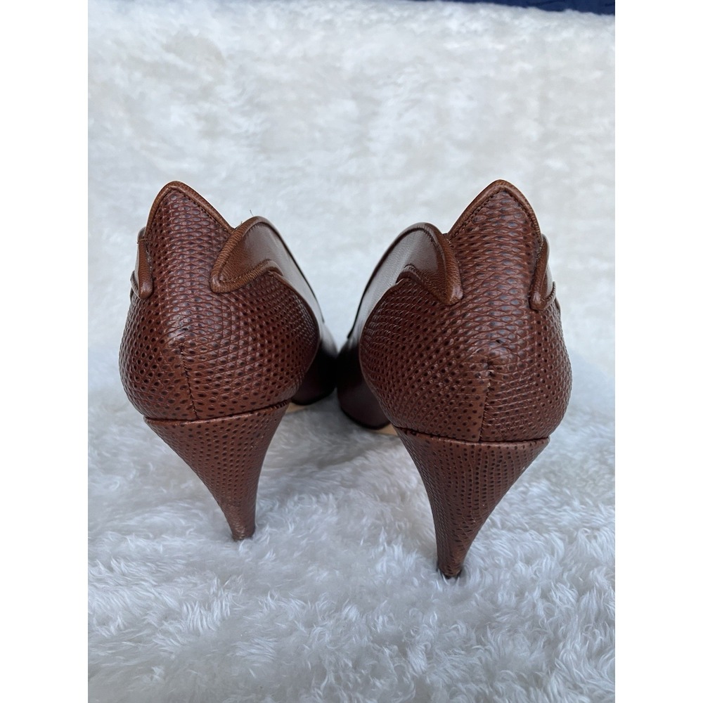 Via Spiga Heels Made In Italy Sz 9B In Brown - Picture 5 of 8